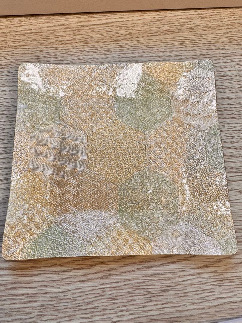 銀座 和光　七宝焼　角皿