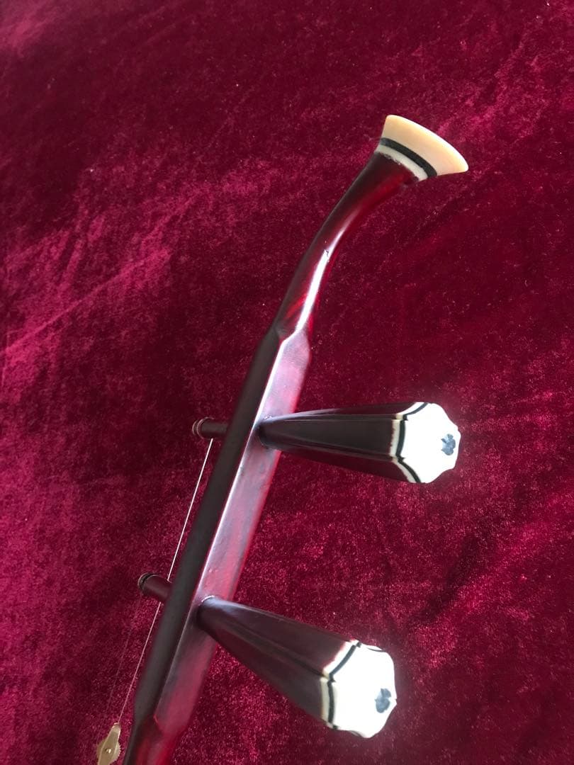 二胡★中古品★紅木・蛇本皮★音など確認済み★新品同然★ケース付き