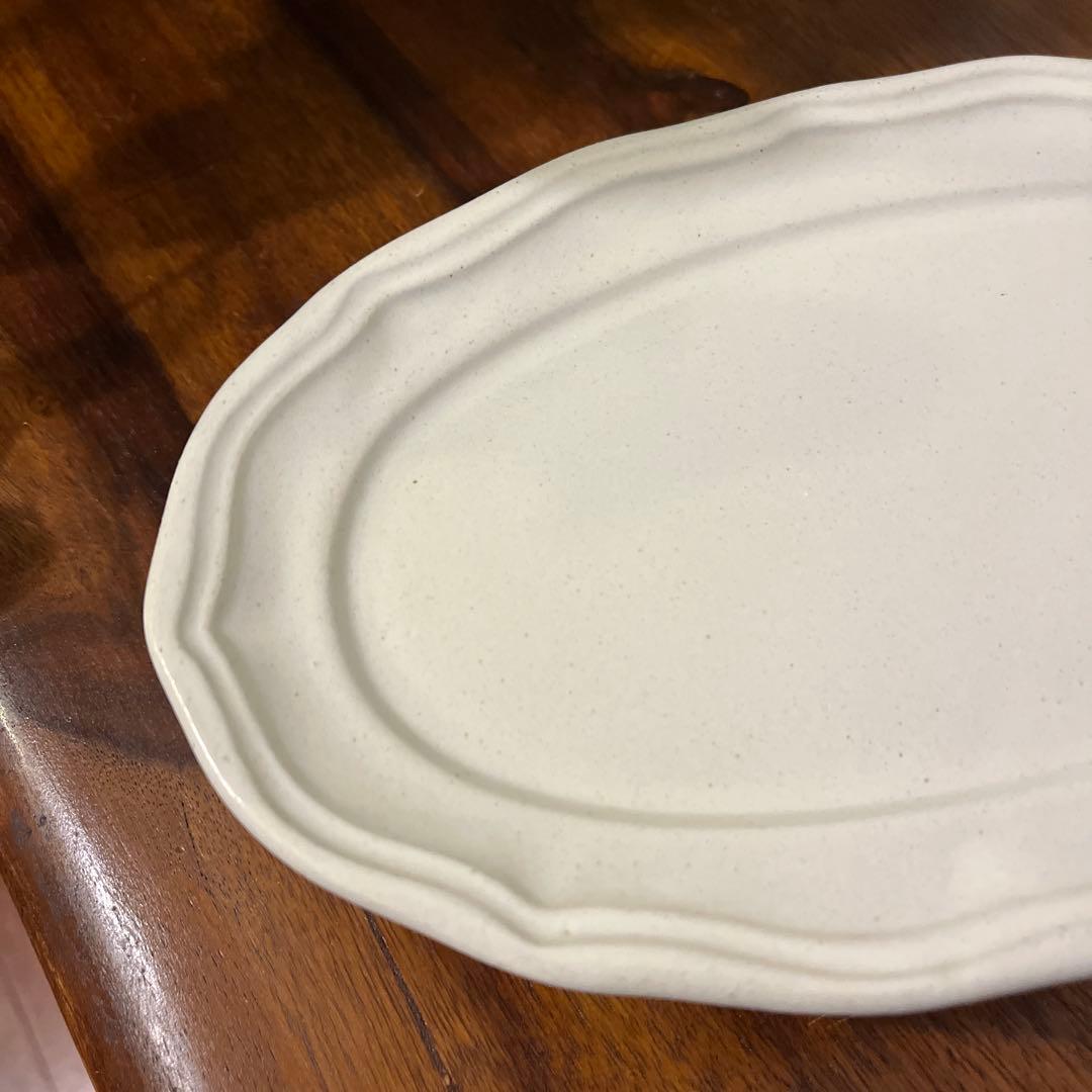 ラ・モワッソン ビストロシリーズ オーバルプレート（ホワイト）4枚セット