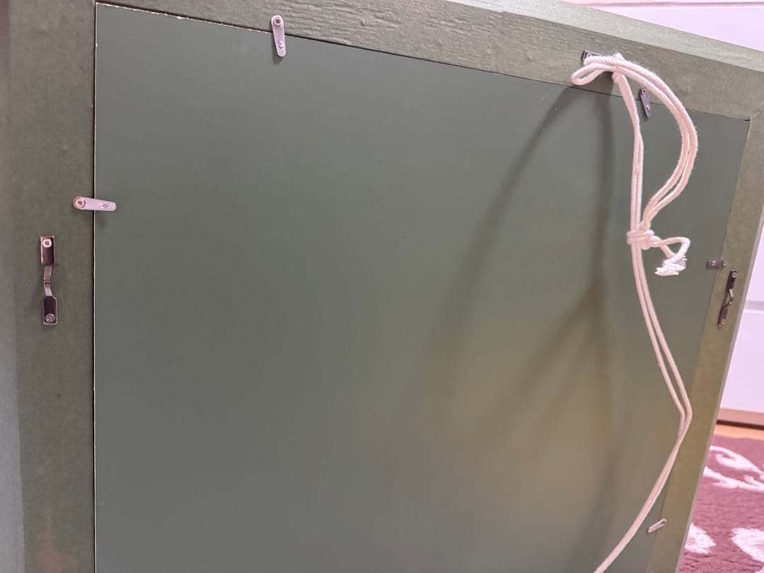 油彩画 バラ 6号 金色フレーム