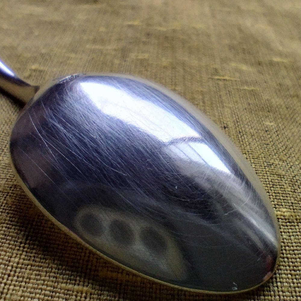 銀のデミタススプーン　ジョージ・ジェンセン　サイプレス