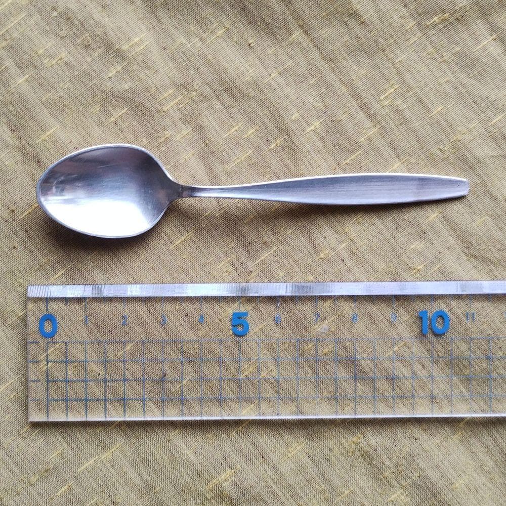 銀のデミタススプーン　ジョージ・ジェンセン　サイプレス