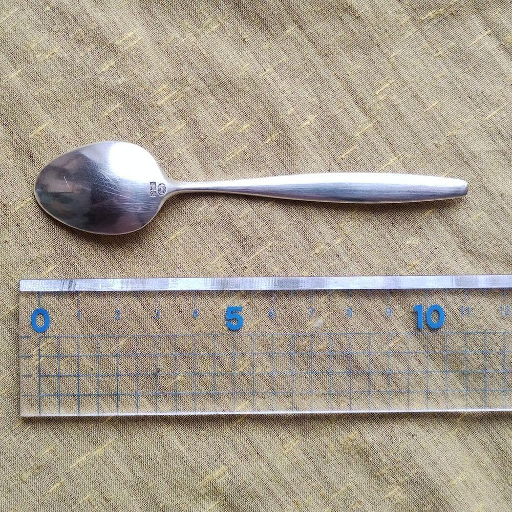 銀のデミタススプーン　ジョージ・ジェンセン　サイプレス