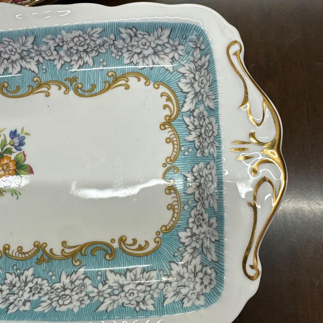 英国製　ロイヤルアルバート　大皿　サンドイッチプレート　プレート　3枚　2種類