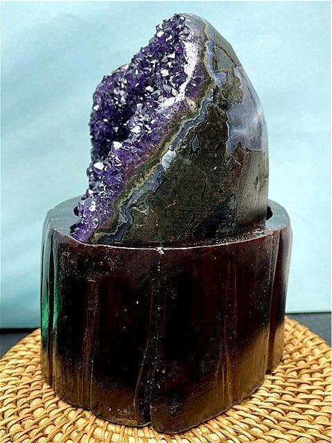 AAA級家庭円満◆天然ウルグアイ産アメジスト原石B89G3/420G53A