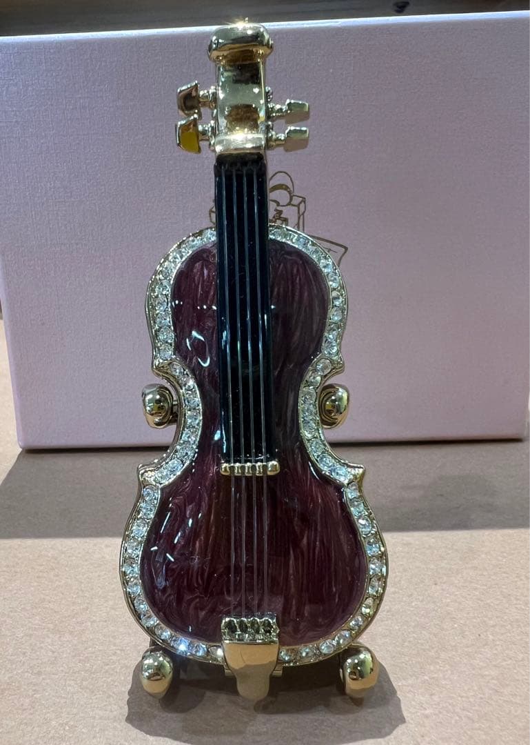 【超可愛い】ピィアース　ヴァイオリン　ジュエリーケース