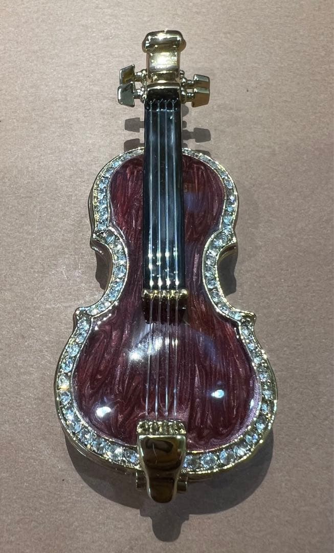 【超可愛い】ピィアース　ヴァイオリン　ジュエリーケース