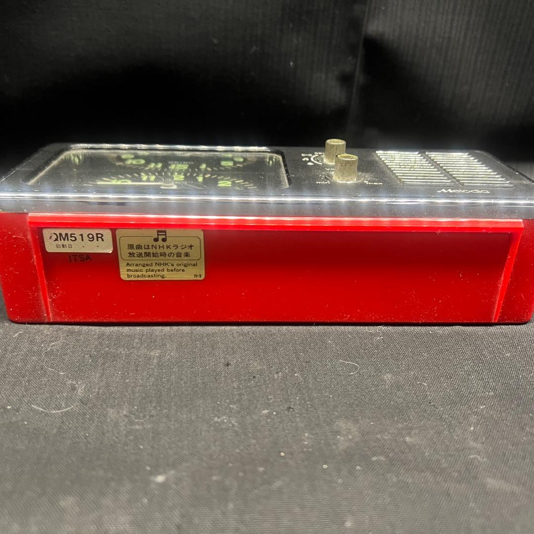 〇Nc左1033 昭和レトロ Melodia SEIKO QUARTZ 置時計