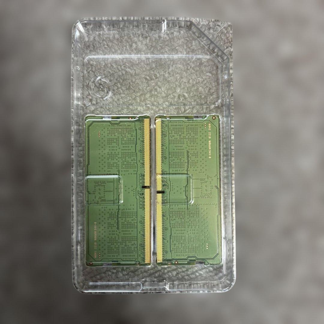 DDR5 16GB 2x8GBノートpc用メモリー