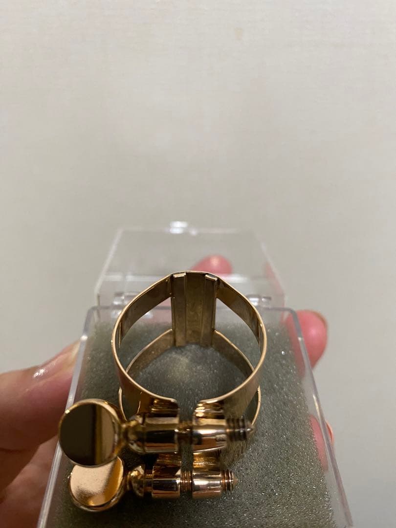 Bb CL Pink Gold Plated クラリネットリガチャー