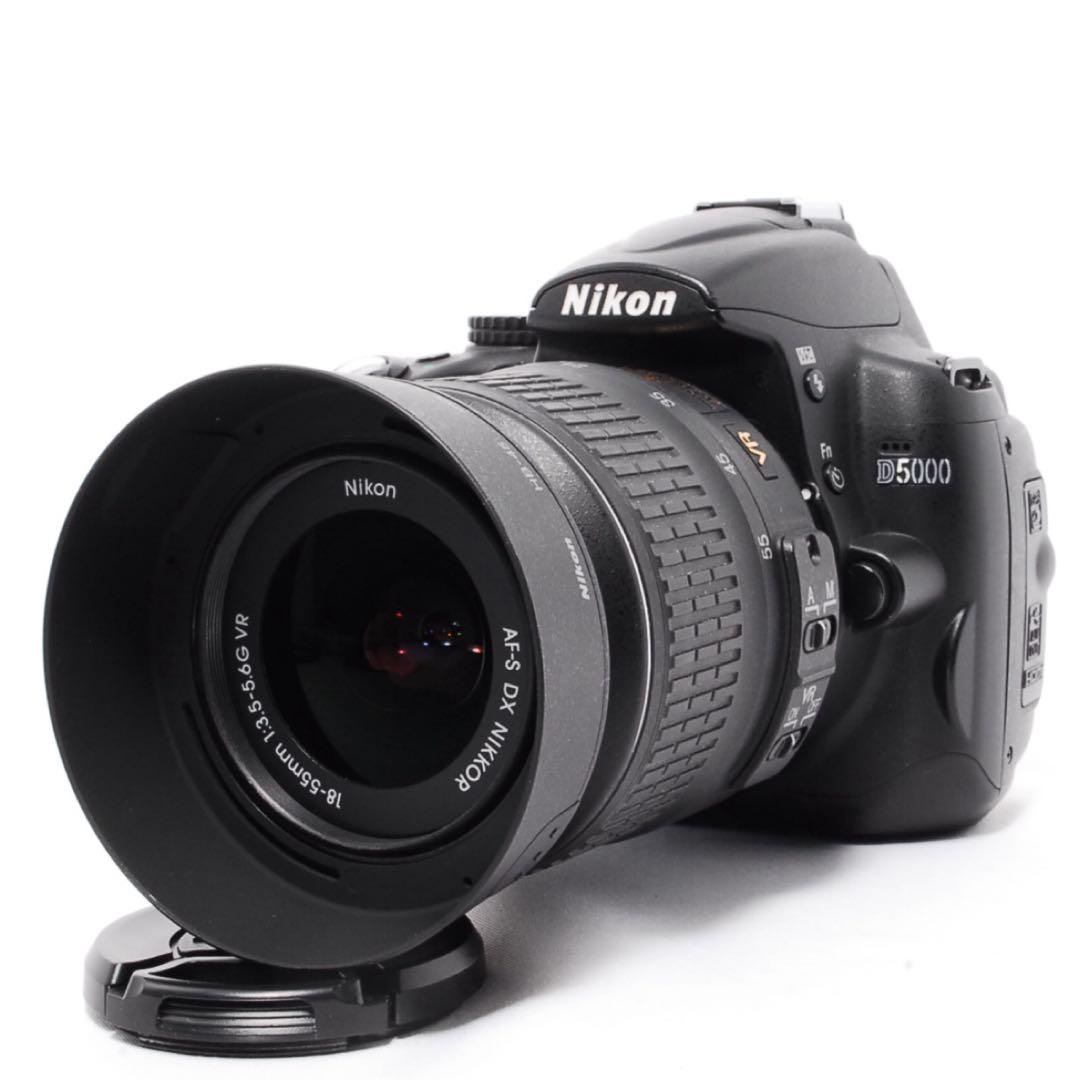 ◆Nikon D5000◆すぐ使える◆一眼レフカメラ◆スマホ転送◆手ぶれ補正付き