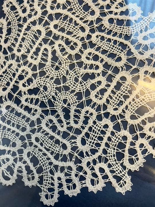 イタリア　リカミベロニカのボビンレース　額装品