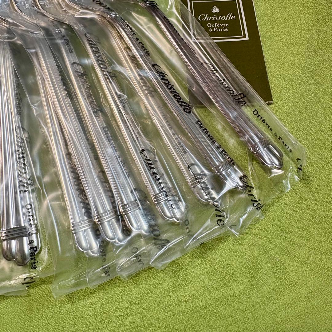 クリストフル　アリア　サラダフォーク　12本 1箱　未使用 新品