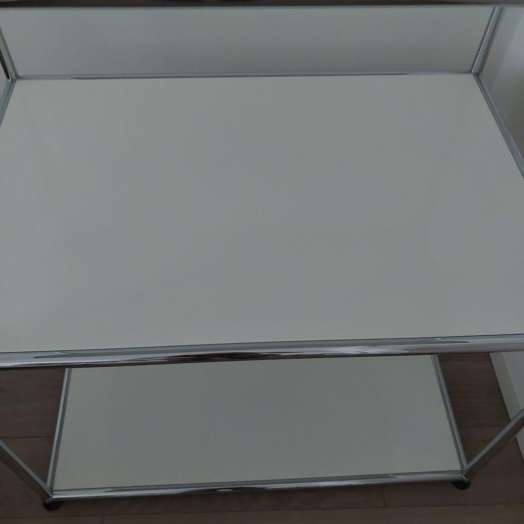 USM Haller ハラーシステム 2段シェルフ ホワイト キャビネット