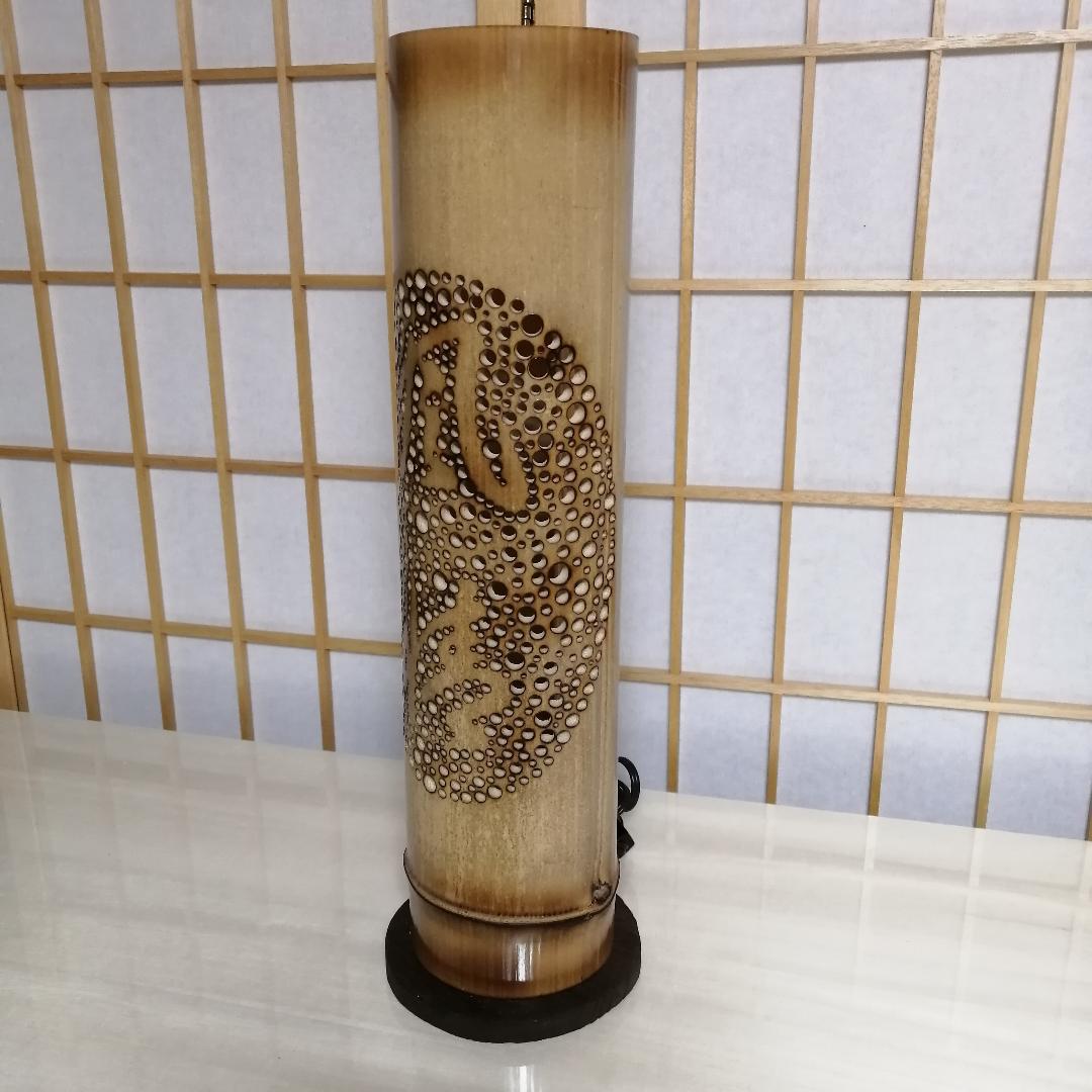 癒し灯火　竹行灯　No23209 (風情)