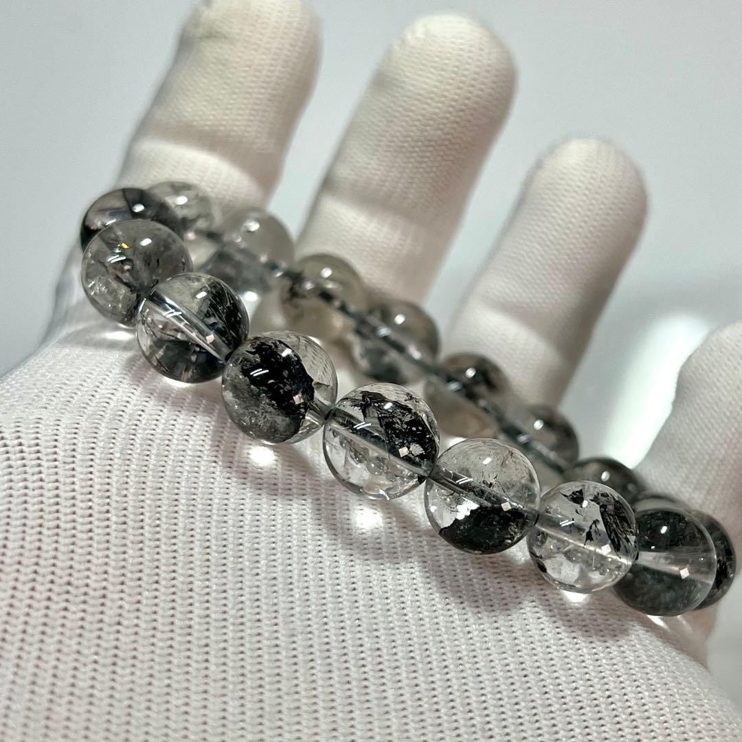 高品質　ハーキマーダイヤモンドブレスレット　透明感きれい　2