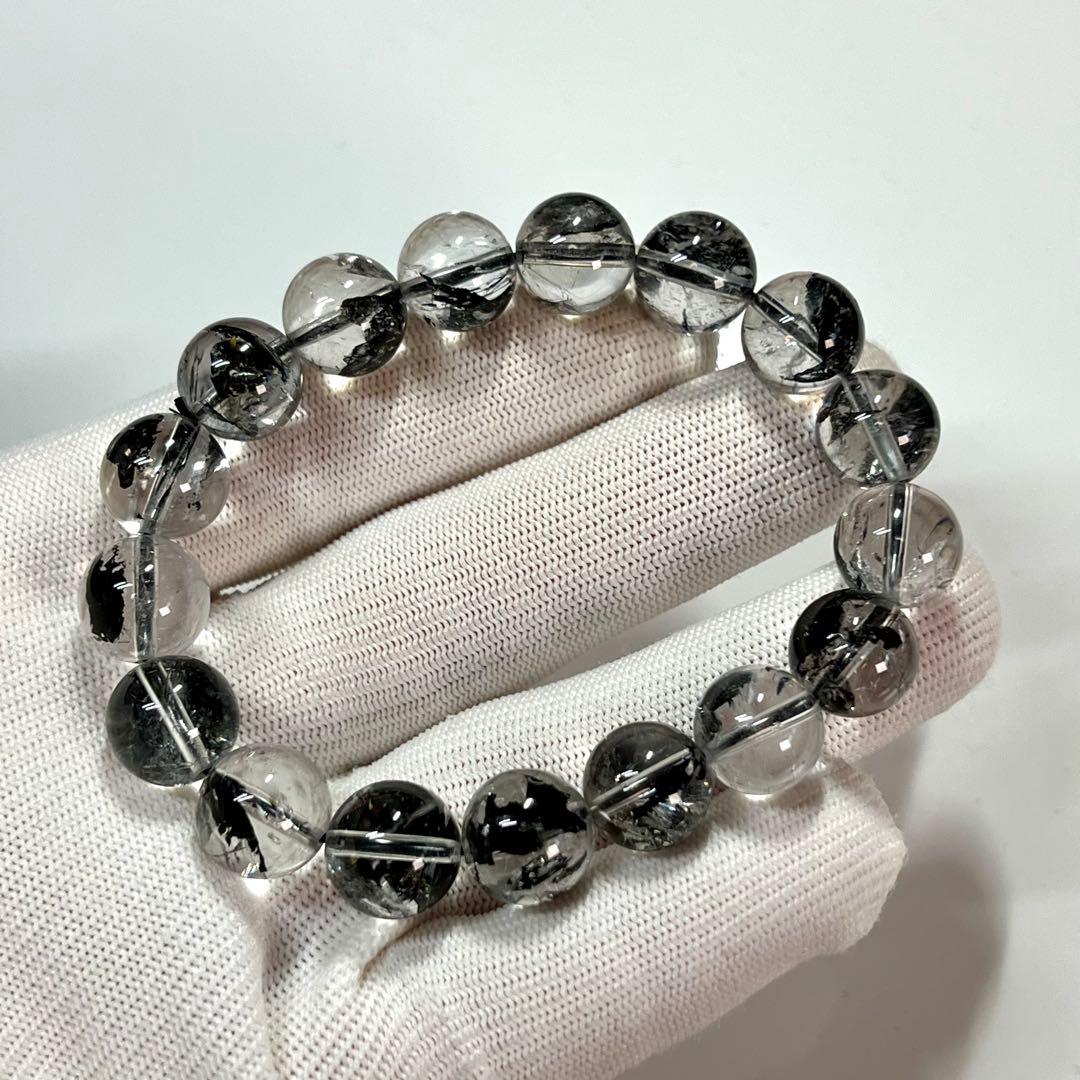 高品質　ハーキマーダイヤモンドブレスレット　透明感きれい　2