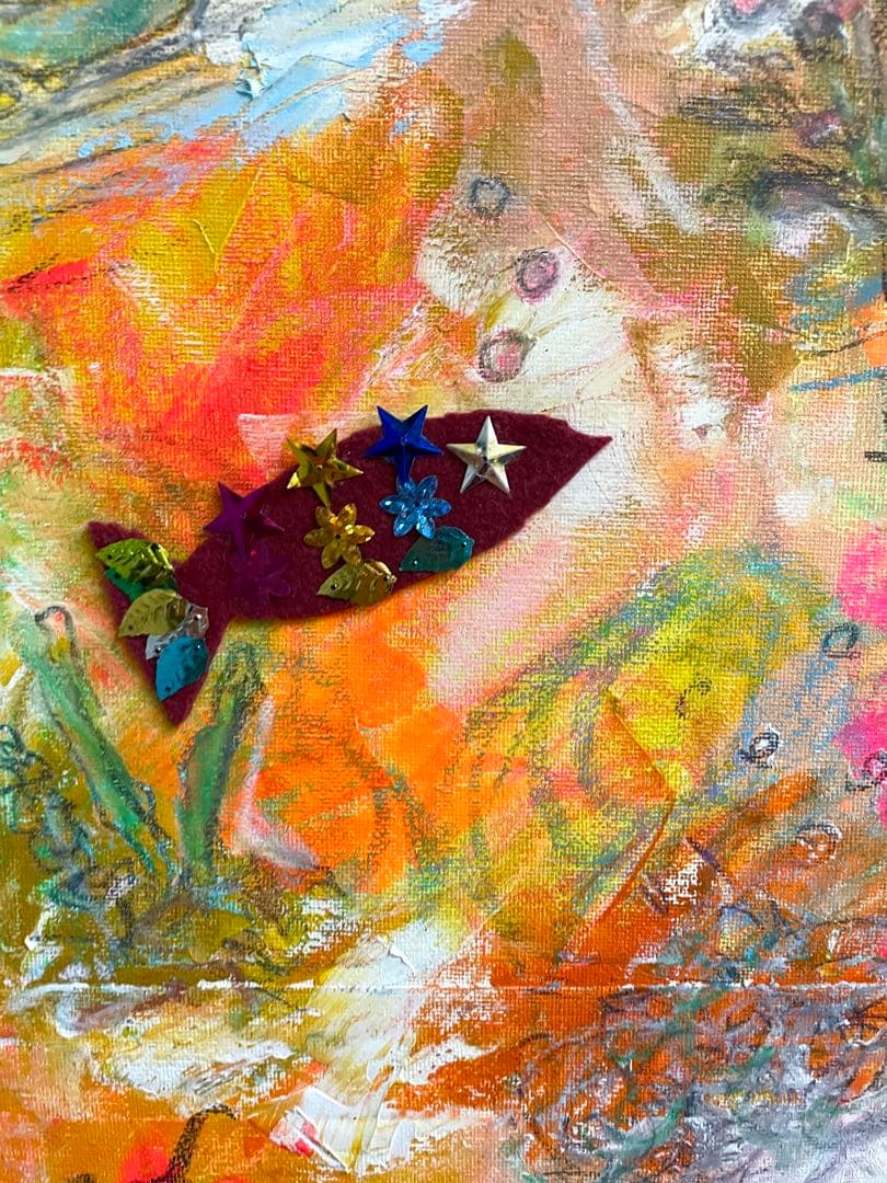 ファンタジーゾーン　抽象画