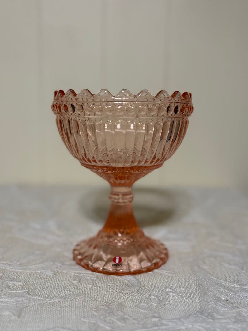 未使用　イッタラ　マリメッコ　マリボウル　サーモンピンク 155ミリ　Ｌ