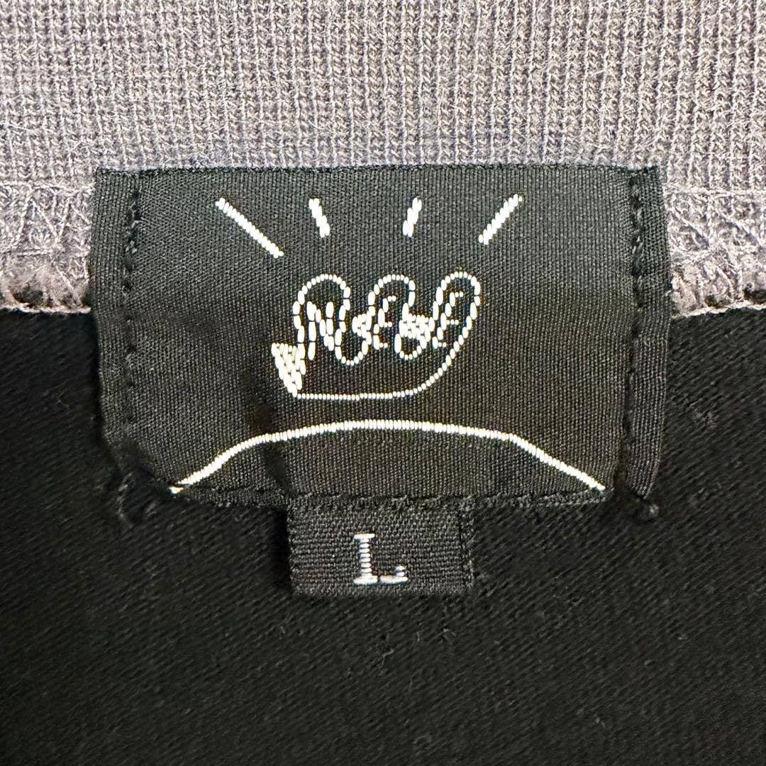 一点物 稀少デザイン　NEE BAD CRYラグランT 　ストリート カジュアル