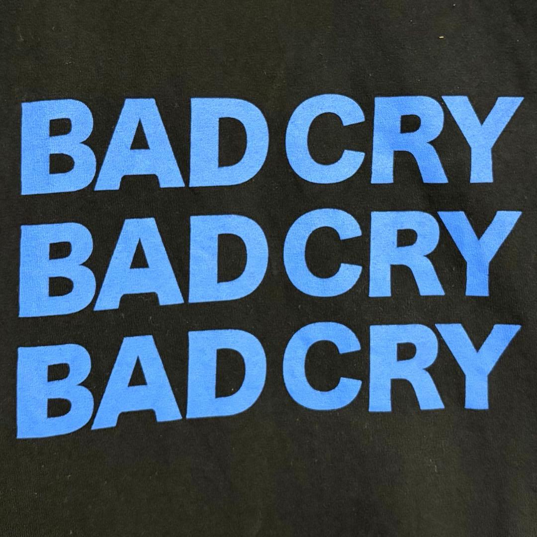 一点物 稀少デザイン　NEE BAD CRYラグランT 　ストリート カジュアル