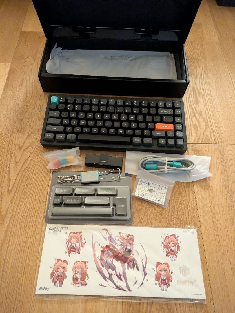 NuPhy Halo75 V2 キーボード 静音赤軸