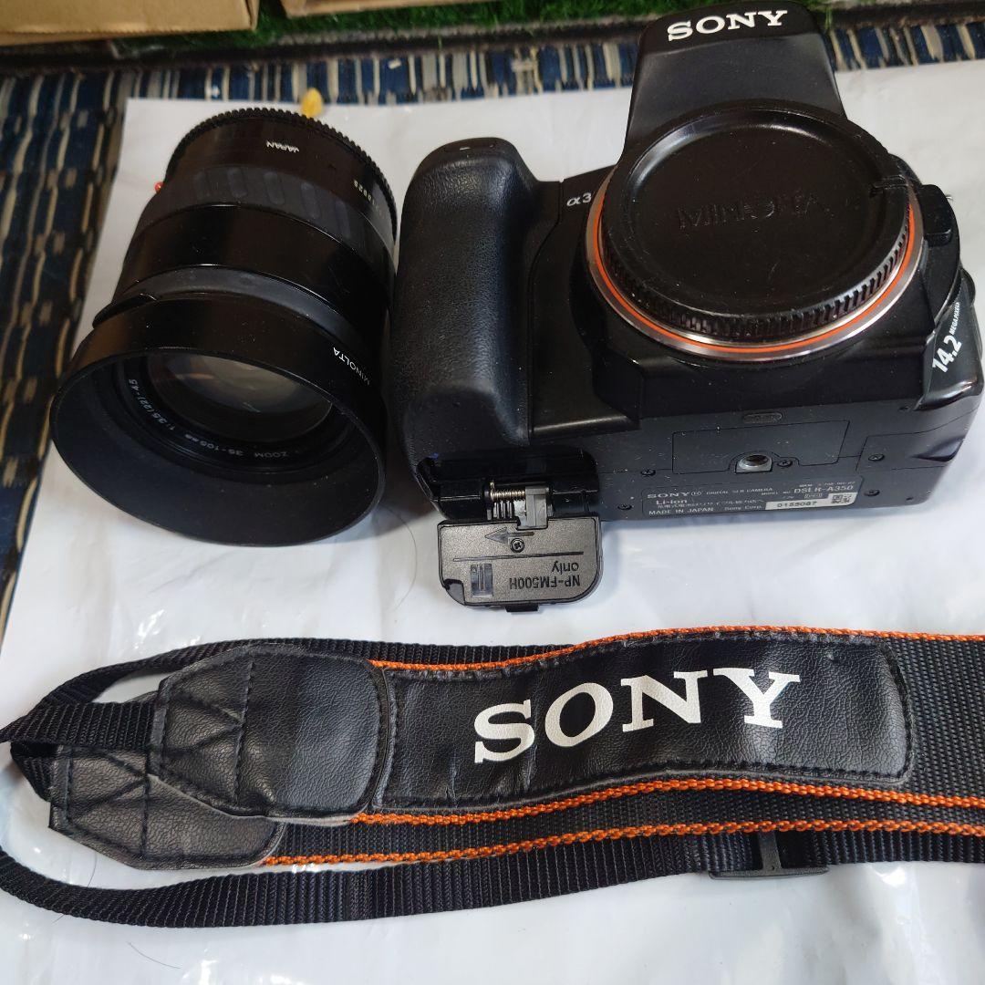 SONY α350 デジタル一眼レフカメラ minolta　35-105mm