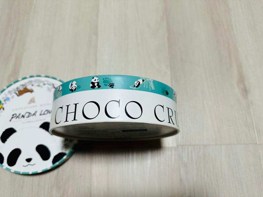 パンダ　お土産　クランチ　空箱　ケース　小物