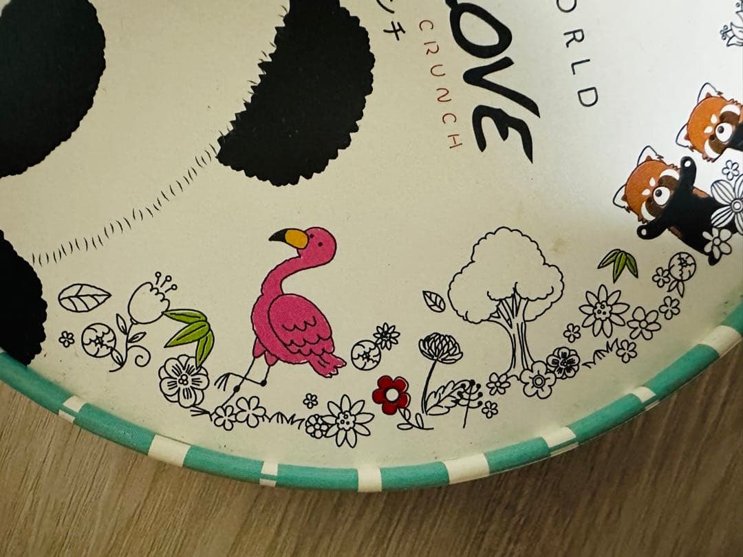 パンダ　お土産　クランチ　空箱　ケース　小物