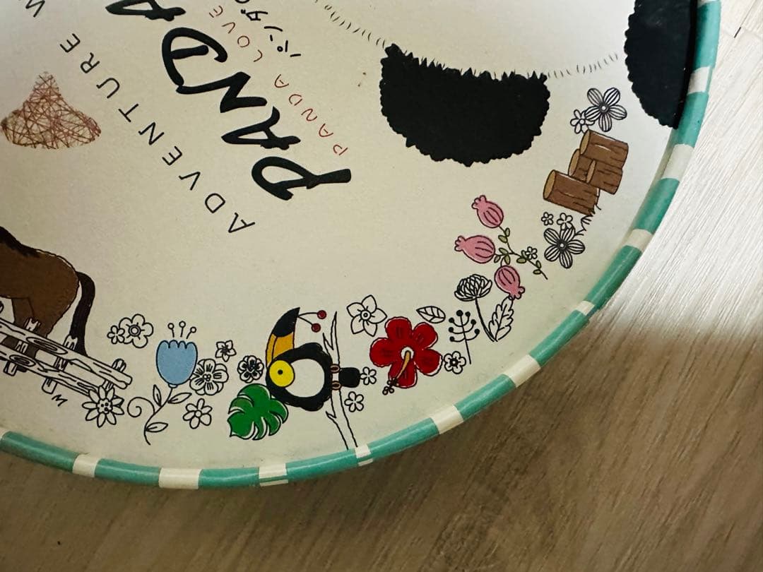 パンダ　お土産　クランチ　空箱　ケース　小物