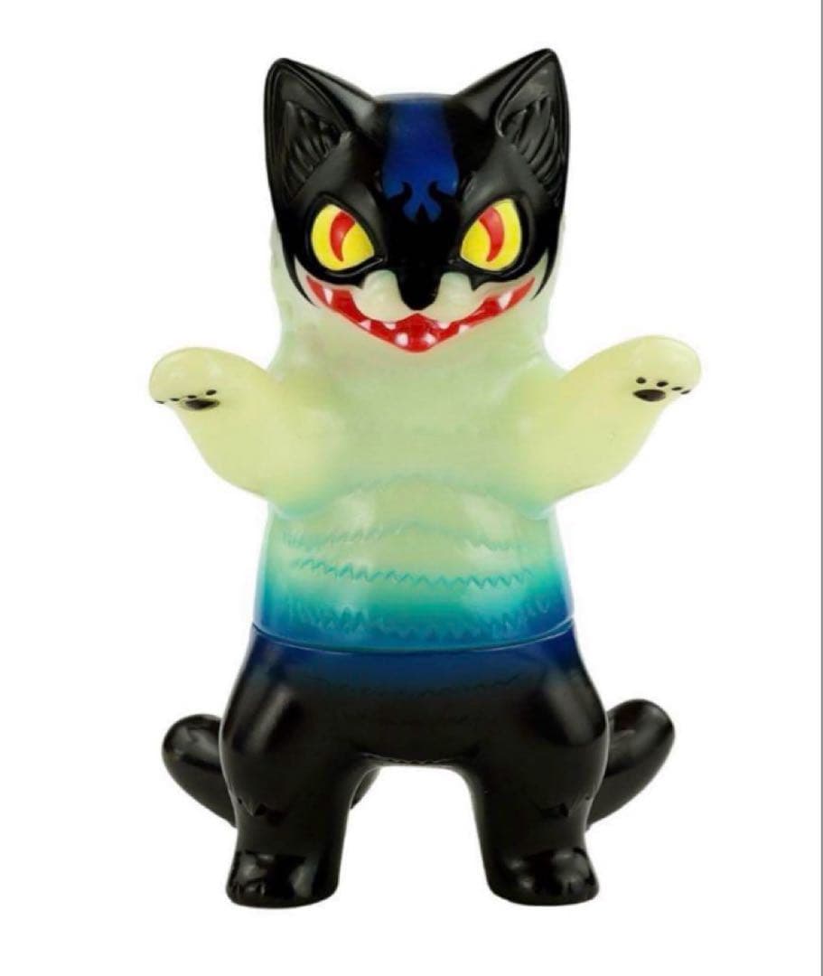 新品未開封 化猫怪獣 ネゴラ デビルマン ソフビ 小夏屋 蓄光 popbox