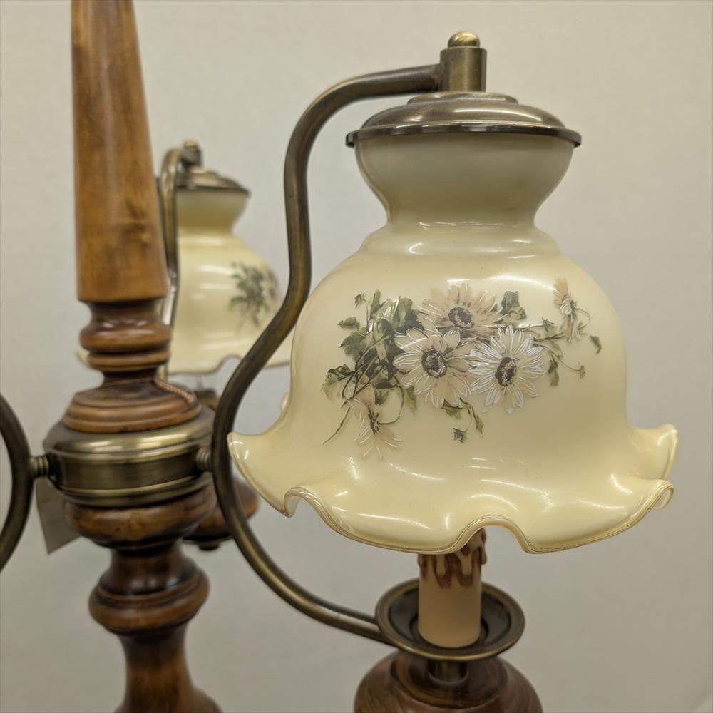 展示品　イタリア製　フロアスタンド　フロアライト　スタンド照明　ガラスシェード