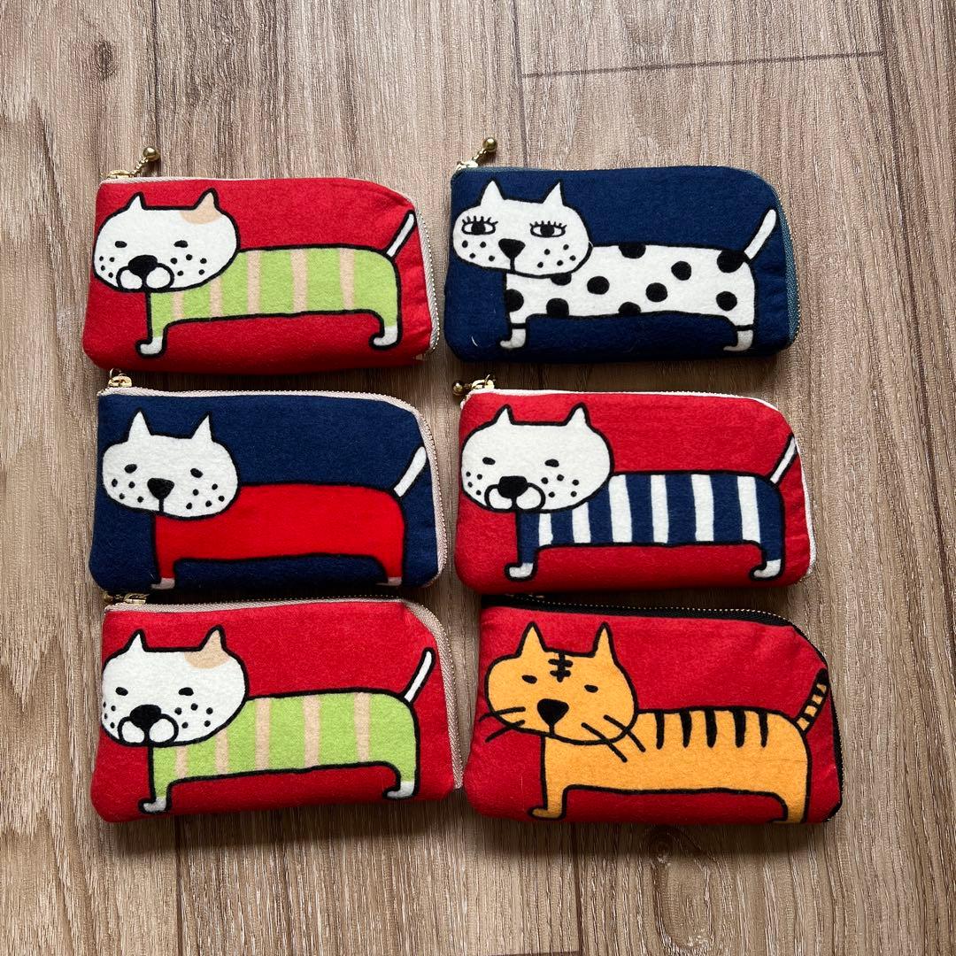 キラキラ⭐️　ひょっこり猫＆ポーチ