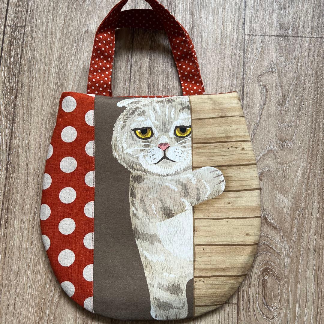 キラキラ⭐️　ひょっこり猫＆ポーチ