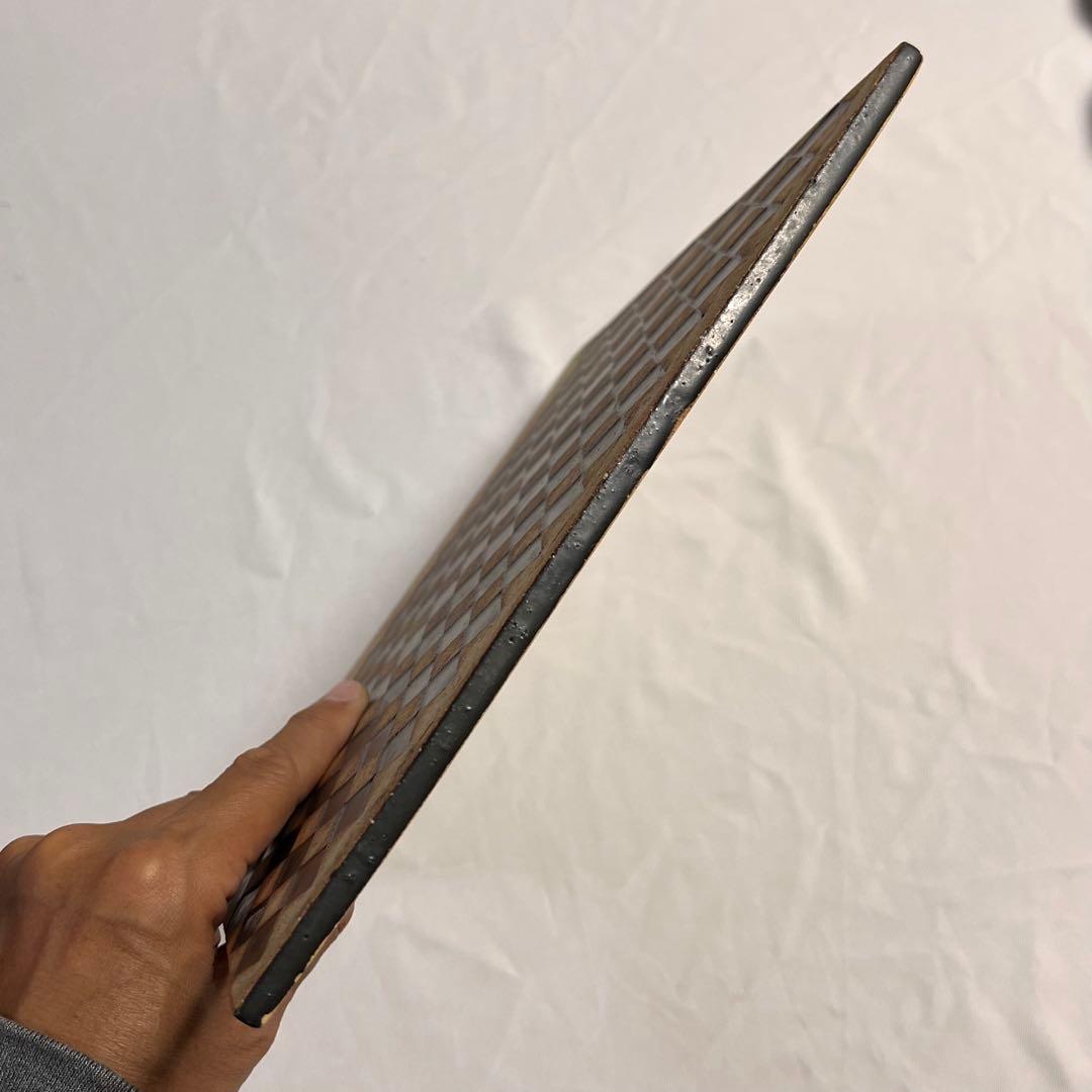 今村能章 陶器プレート（黒）