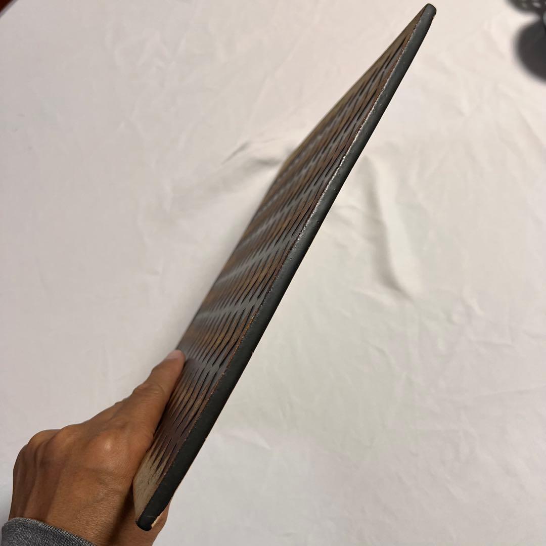 今村能章 陶器プレート（黒）