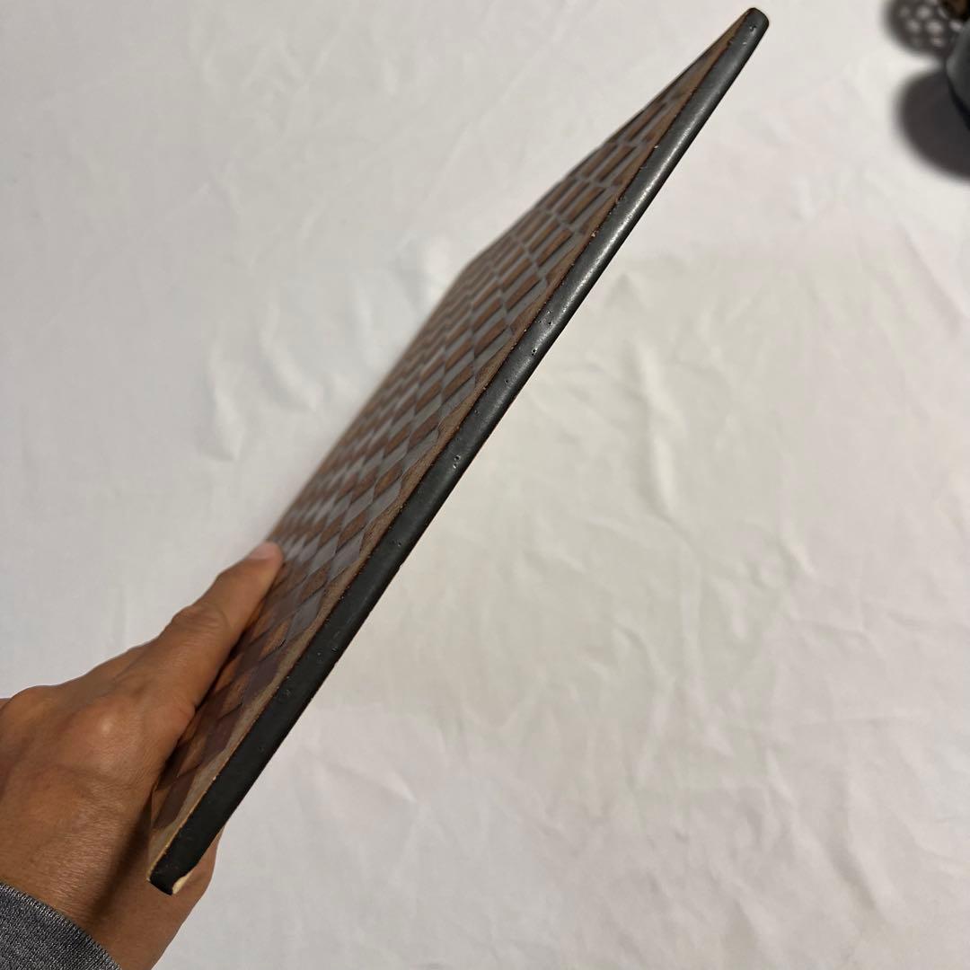 今村能章 陶器プレート（黒）