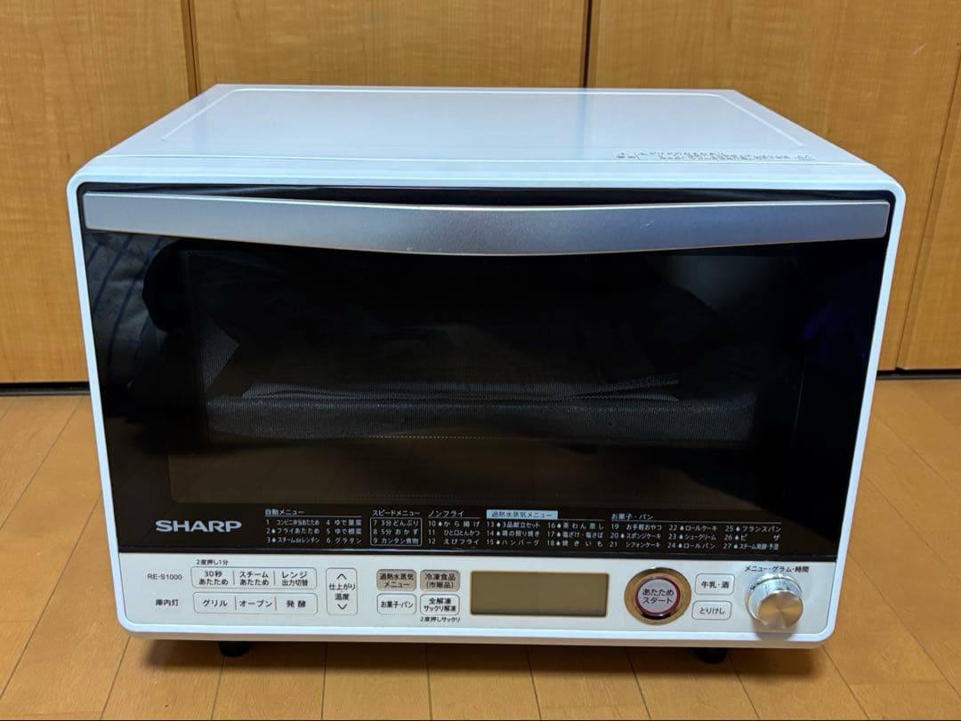 使用少 美品★2021年 シャープ 加熱水蒸気 オーブンレンジ RE-S1000