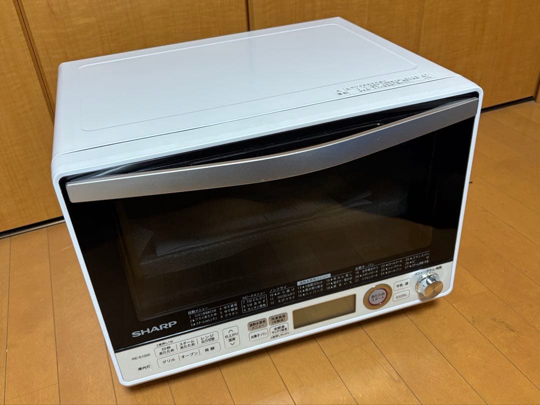 使用少 美品★2021年 シャープ 加熱水蒸気 オーブンレンジ RE-S1000