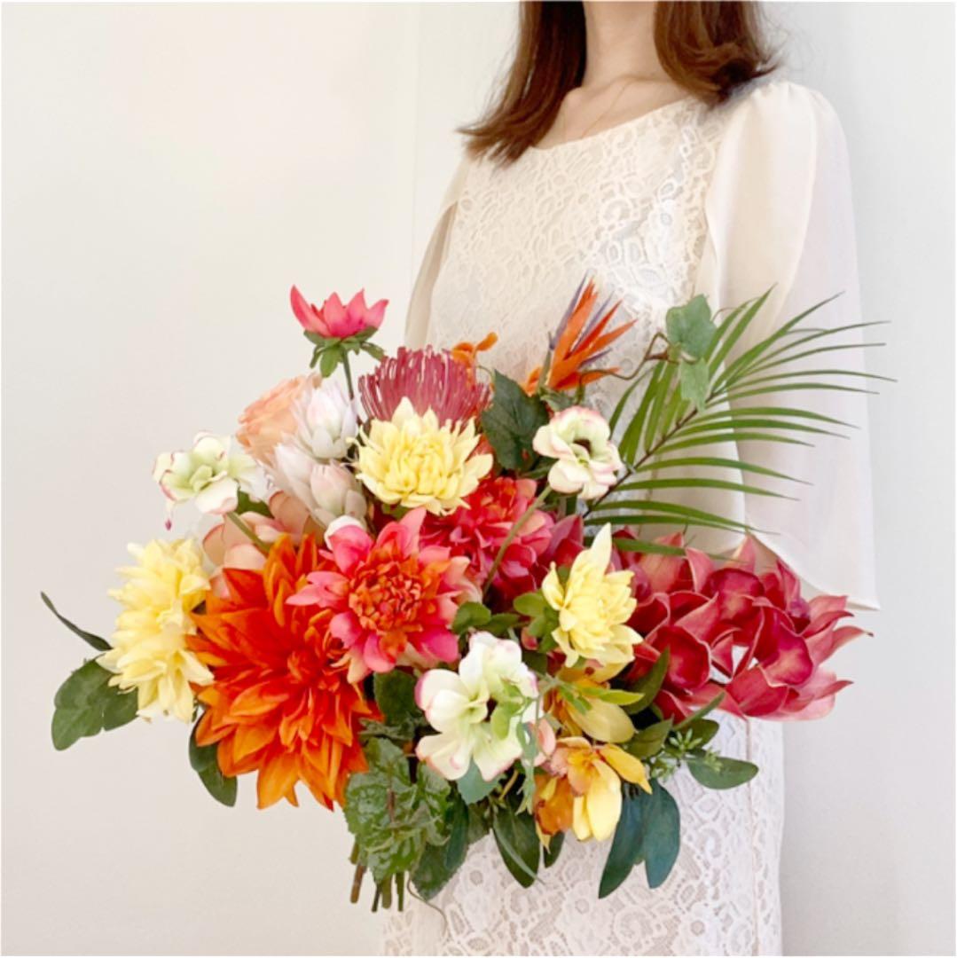 トロピカルブーケ♡南国ブーケ　造花ブーケ