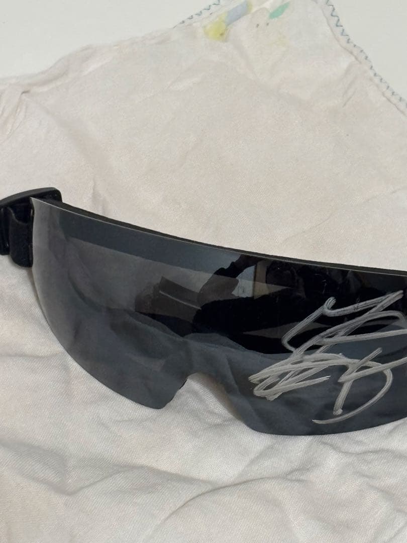 【川田将雅 直筆サイン入りゴーグル本人直接サイン／一点物／入手経緯明確】