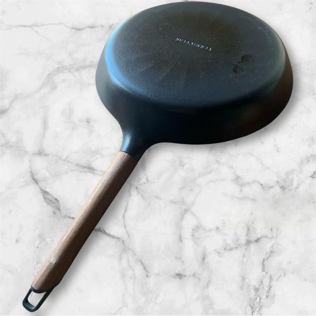 バーミキュラ フライパン 28cm ウォールナットハンドル IH対応