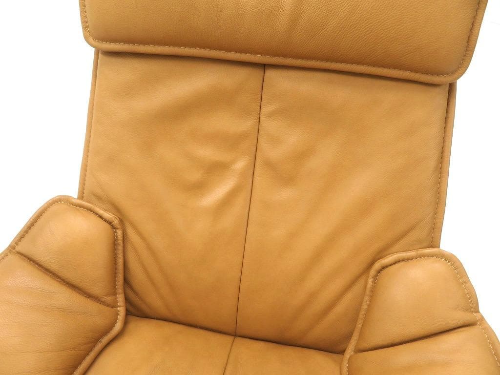 展示品　MODI　モディ　総本革　レザー　リクライニングソファ　リクライナー