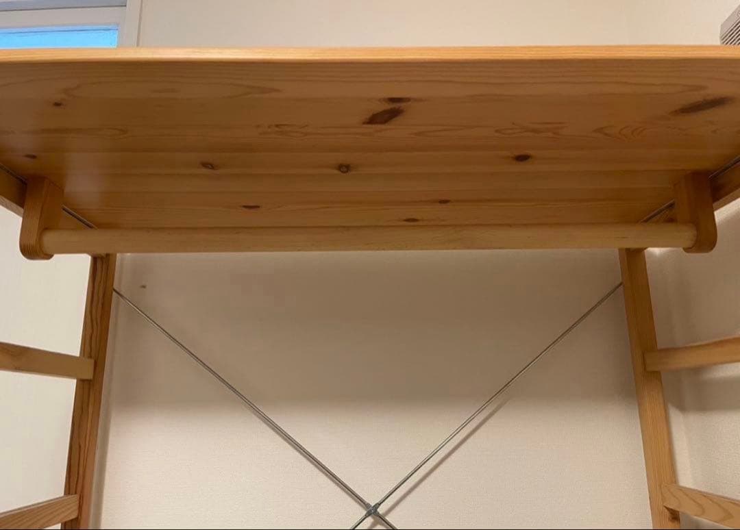 【引取限定】無印 パイン材 ユニットシェルフ・ワードローブ