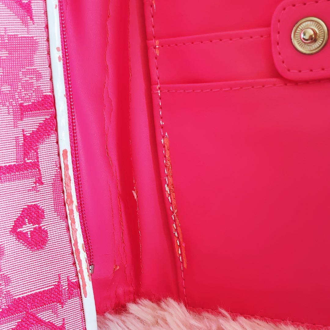 希少レア　ハローキティ　長財布　ジャガード　ピンク　2002年製 サンリオ