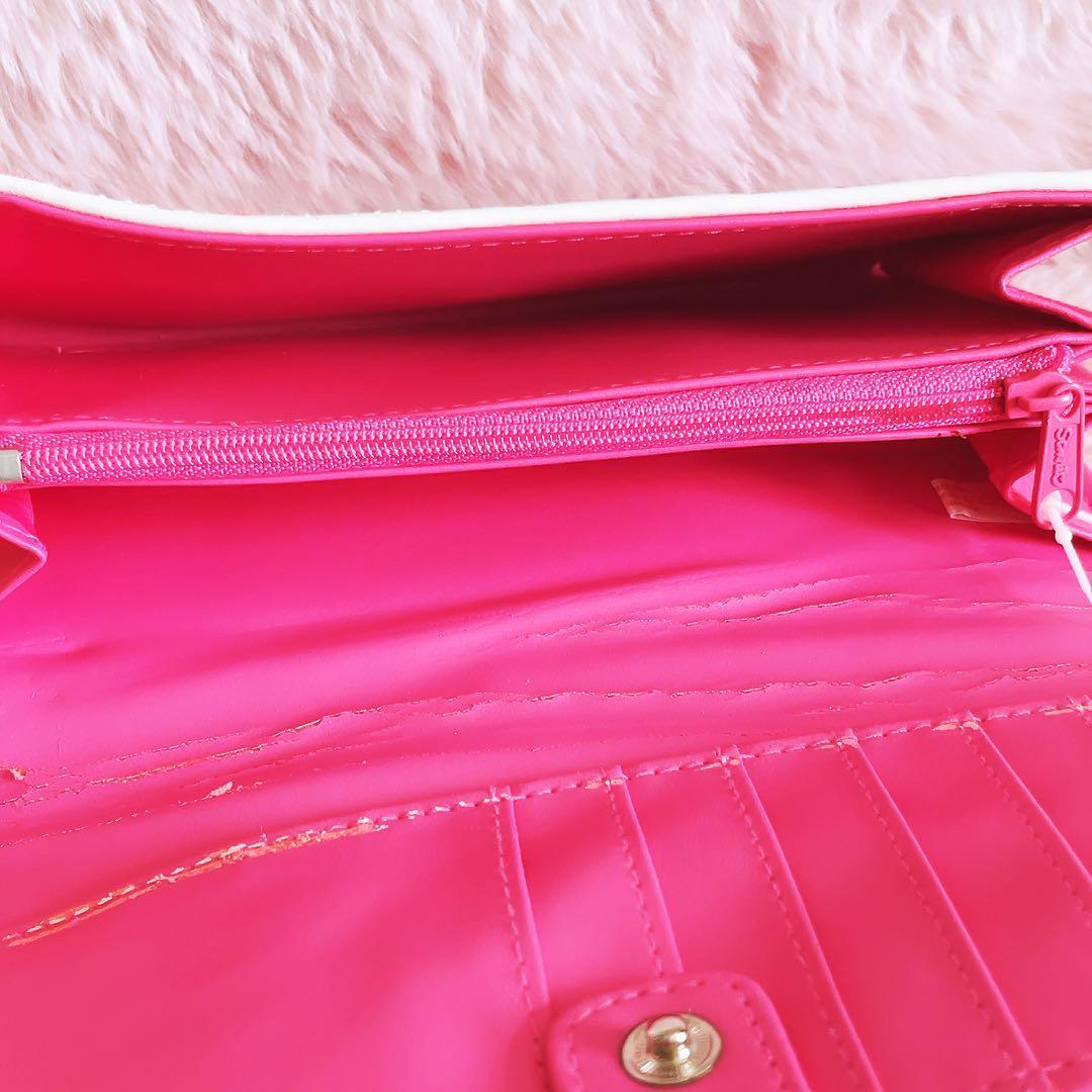 希少レア　ハローキティ　長財布　ジャガード　ピンク　2002年製 サンリオ