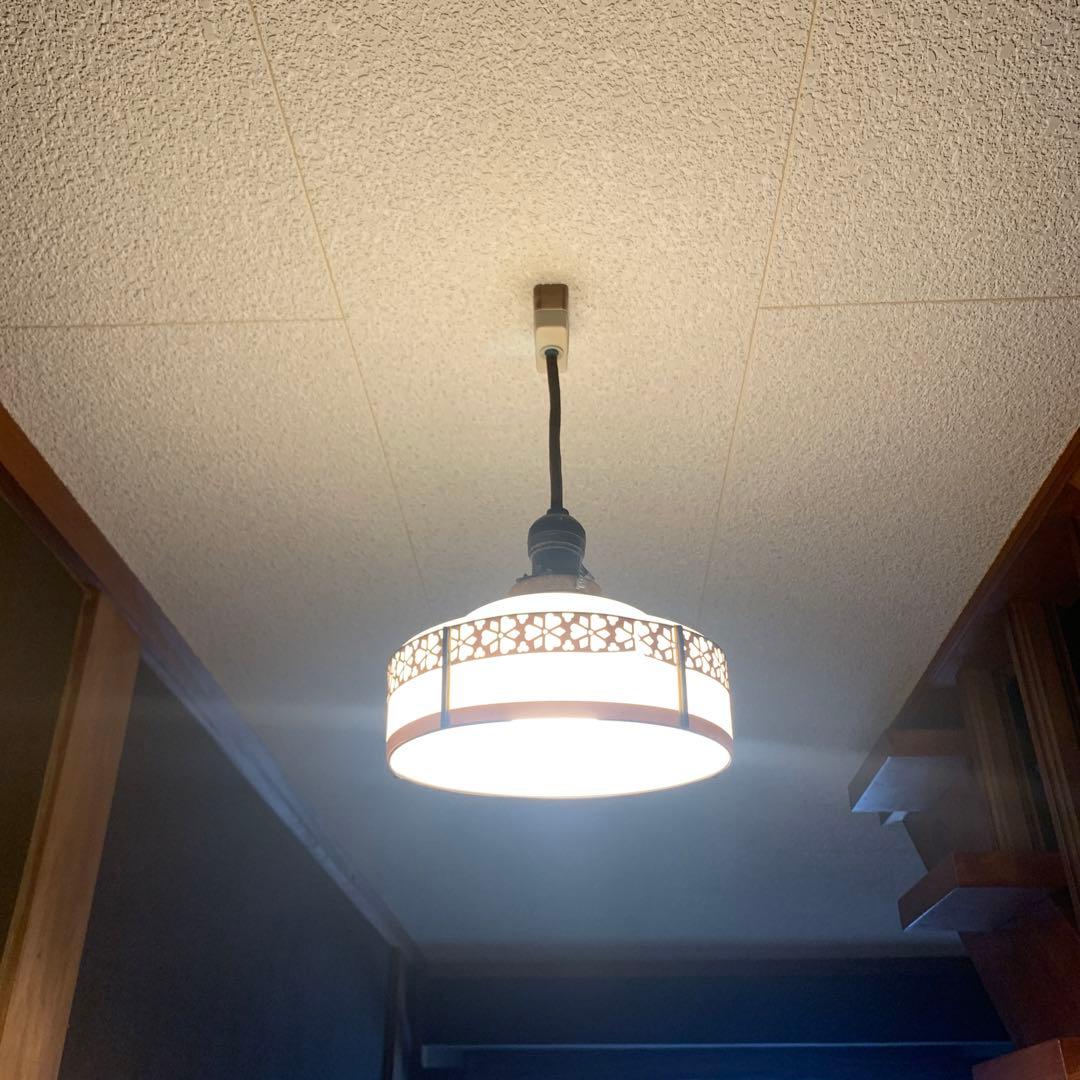 専用　照明　アンティーク　昭和レトロ　大正ロマン　古い照明　ランプシェード　乳白