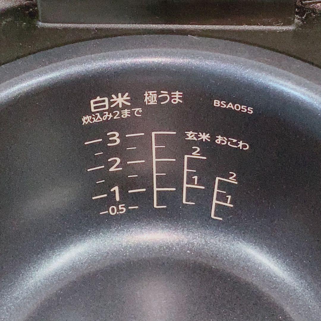 2024年製 タイガー 炊飯器 3合 JBS-B055 メタルブラック 厚釜