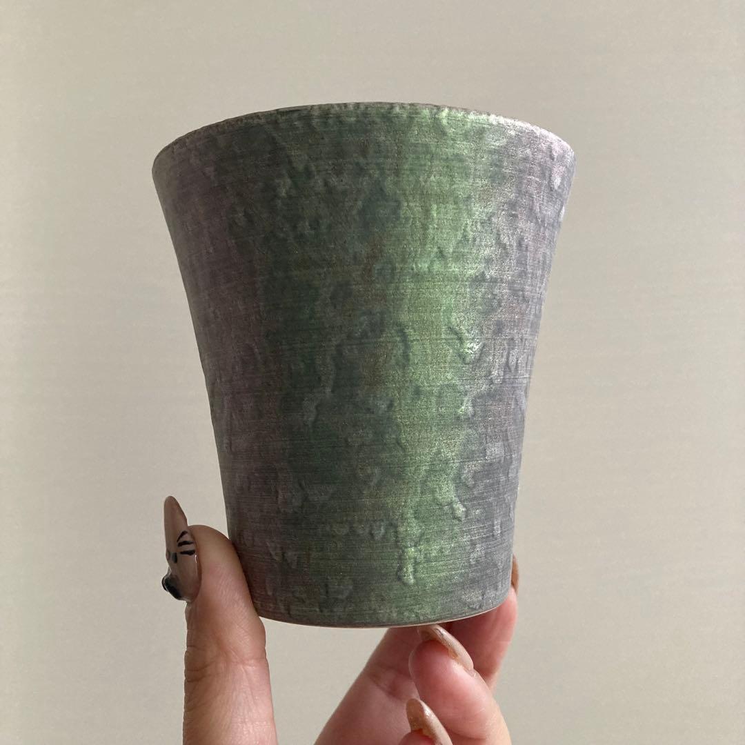 麟 Lin 有田焼 ロックカップ グラス 日本製 オーロラ シェル