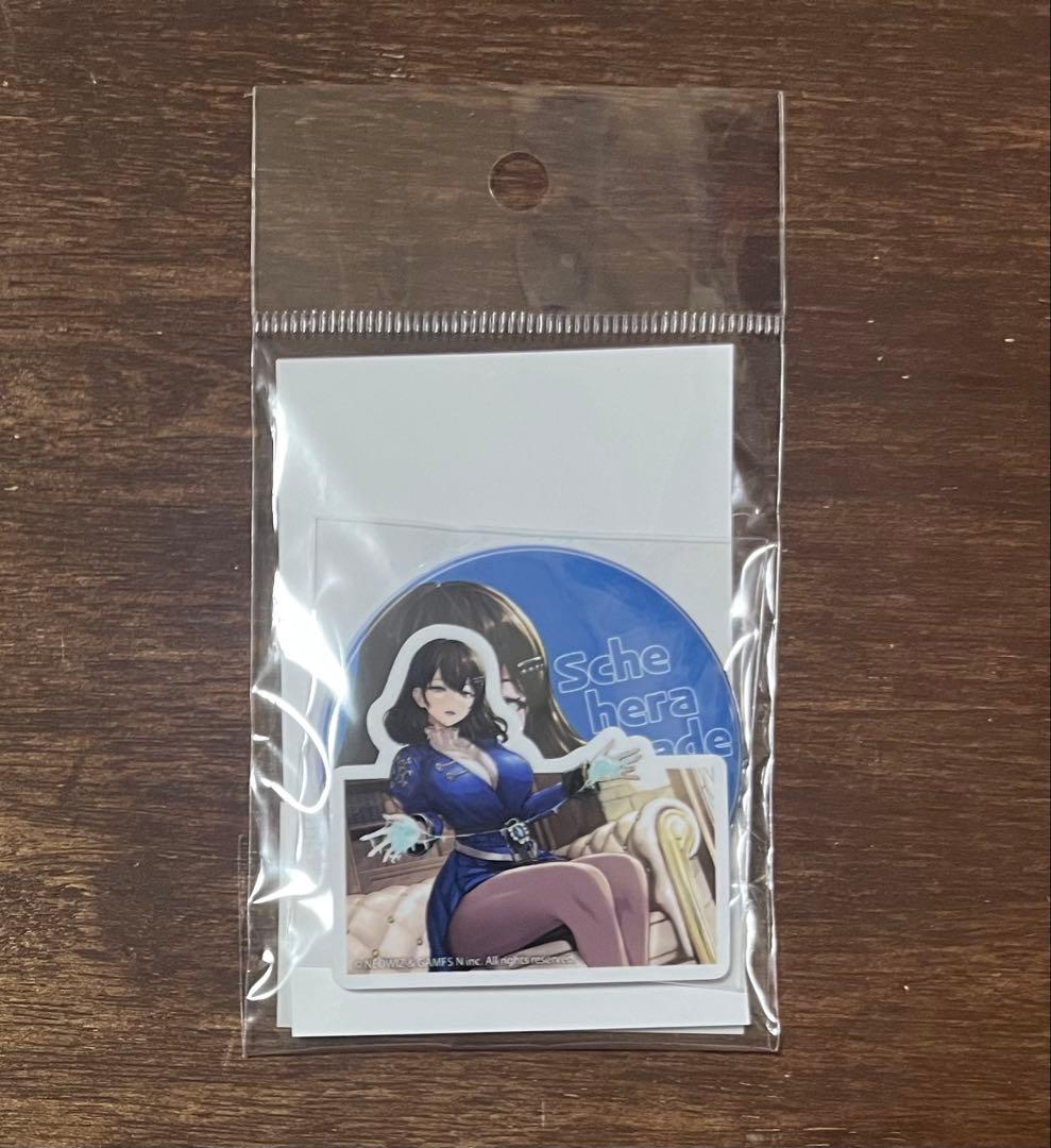 ブラウンダスト2 限定描き下ろし 缶バッジ　ステッカーセット 4種セット